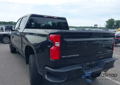 2020 Chevrolet Silverado 1500 4Wd Short Bed Custom Trail Boss z USA, uszkodzony, nr VIN 3GCPYCEH0LG200495